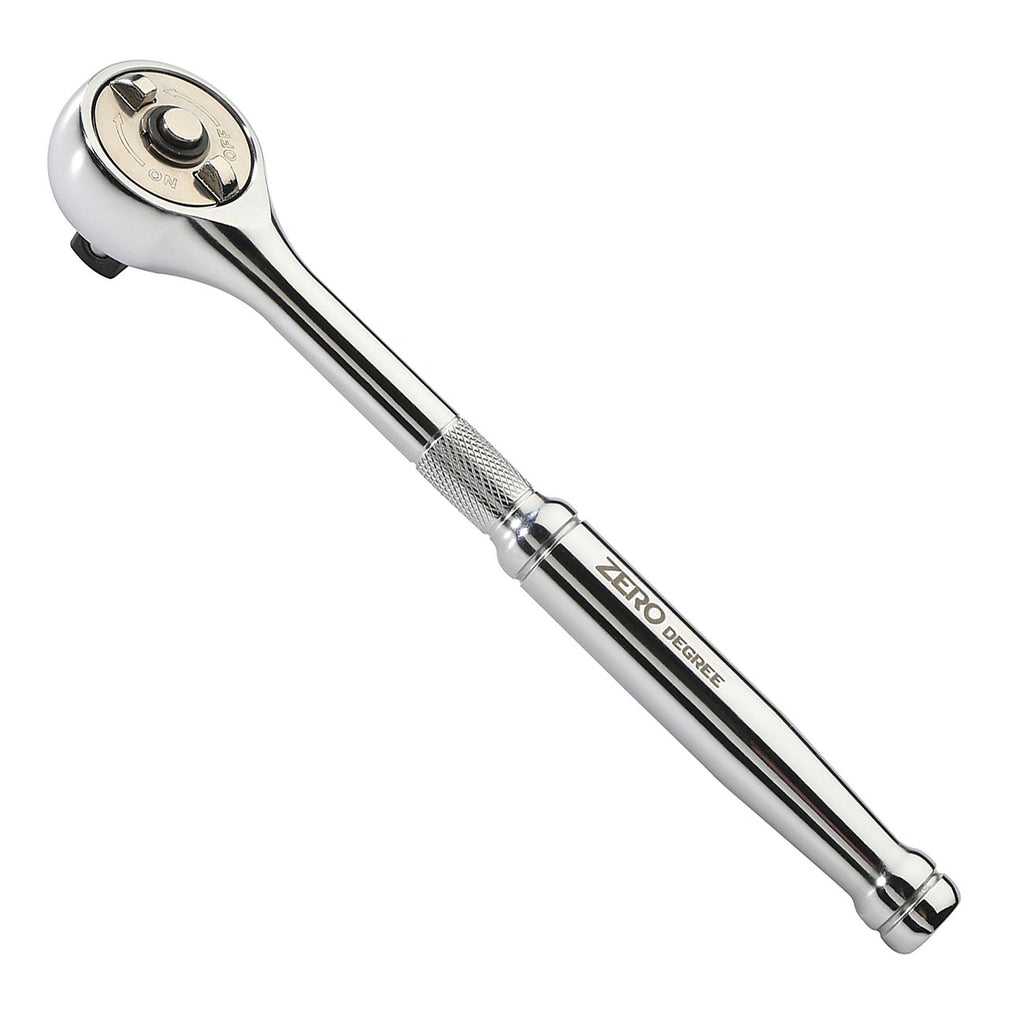 Zero Degree 38152 Ultra-Precise Gearless Ratchet – Nickel Plated High-Carbon Steel with ASME Certified Torque – Durable & Rust-Resistant – Perfect for Tight Spaces, 1/2" Drive