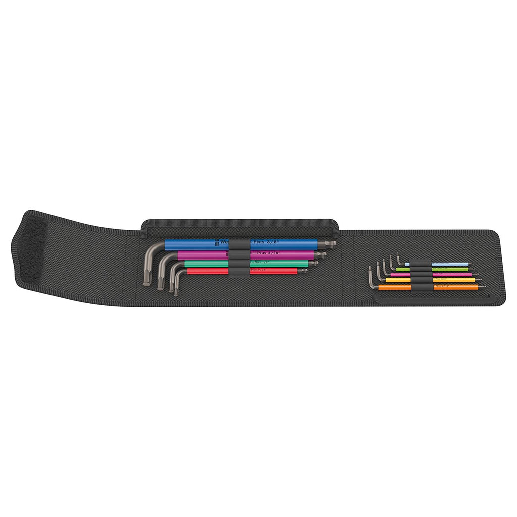 Wera 05022639001 L-key-Set for 950 SPKL/9 SZ imperial,MULTI