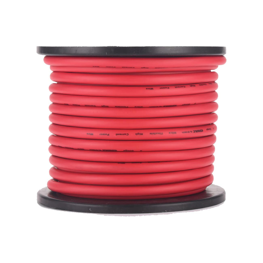 Orion Cobalt PW4100R 4 Gauge Wire (100ft) Copper Clad Aluminum CCA - High Powered Car Audio/Amplifier Power & Ground Cable, Battery Cable, Home Speaker Stereo, Welding Battery, RV Trailer Wiring