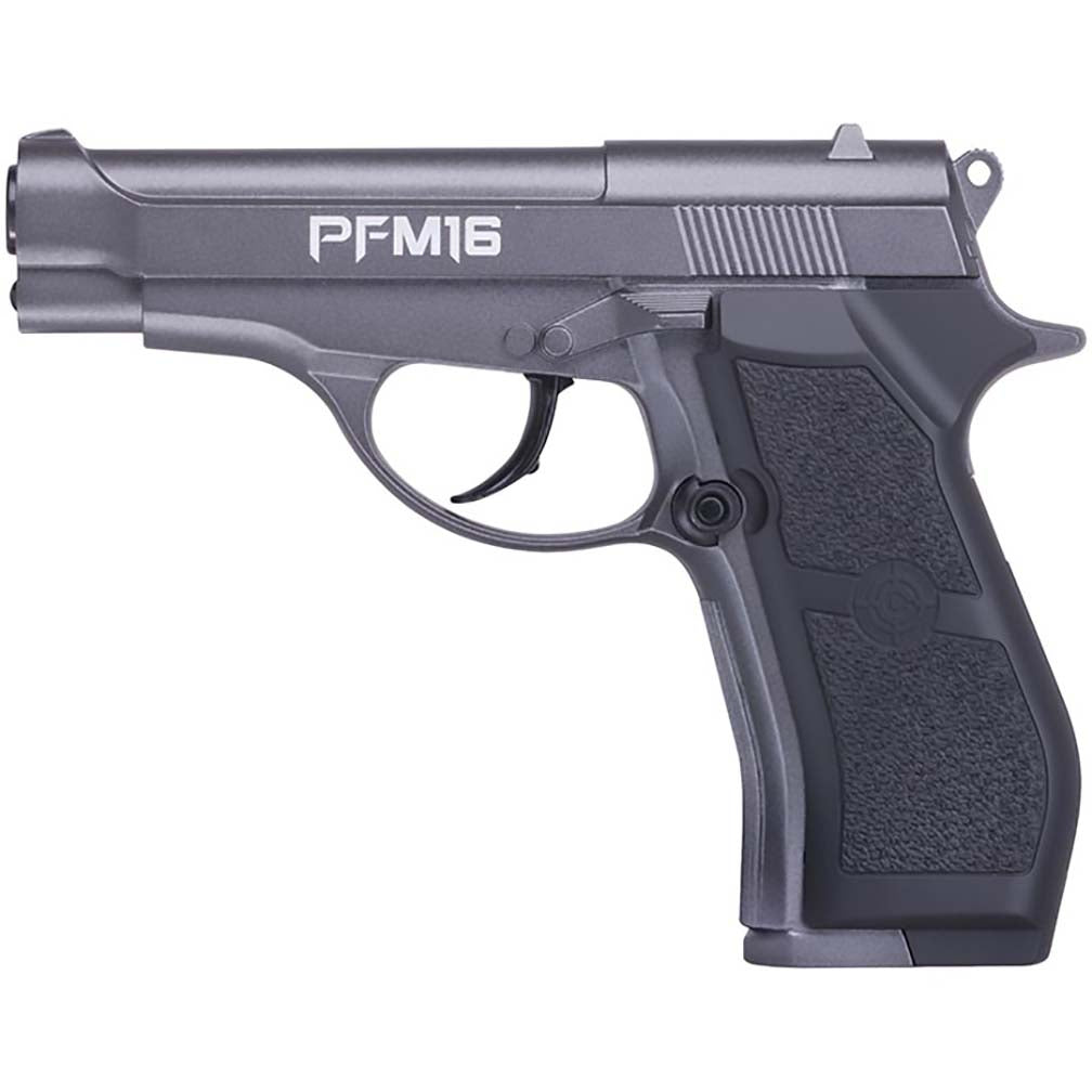 Crosman PFM16 CO2-Powered Full Metal BB Air Pistol, Silver