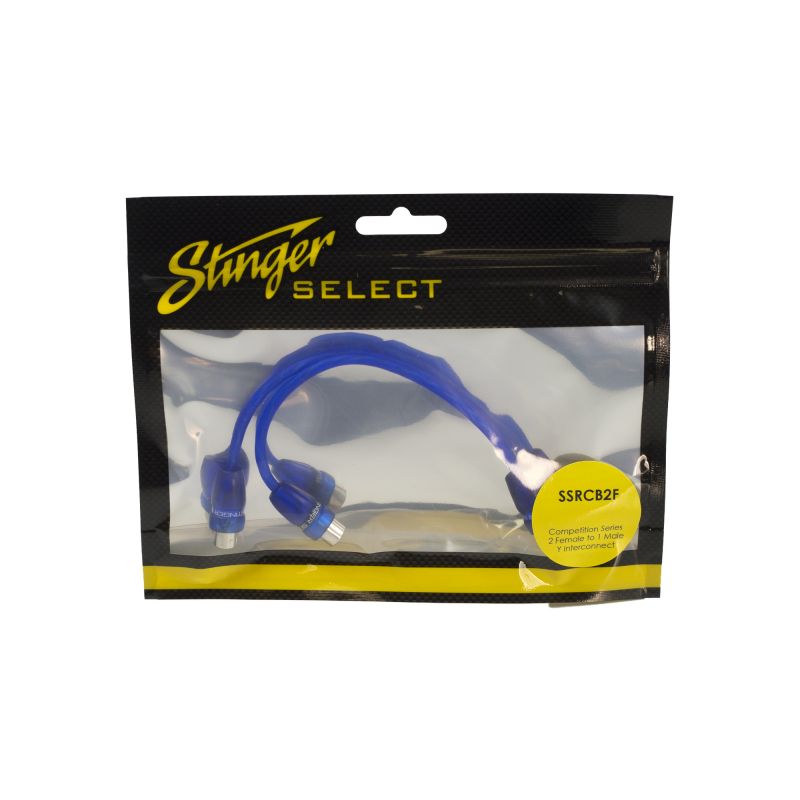 Stinger Select SSRCB2F Competition Series 2 Female to 1 Male Y Interconnect