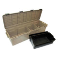 MTM MGC - The Mule Mobile Gear Crate, Water-Resistant, Stackable, Holds 75lbs of Gear, USA Made, Army Green