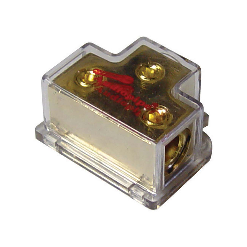 Audiopipe APPB1020 1 Input / 2 Output Power Distribution Block – Car Audio Splitter for Amplifiers