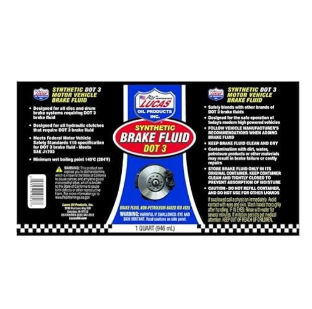Lucas Oil 10826 Brake Fluid - 1 Quart