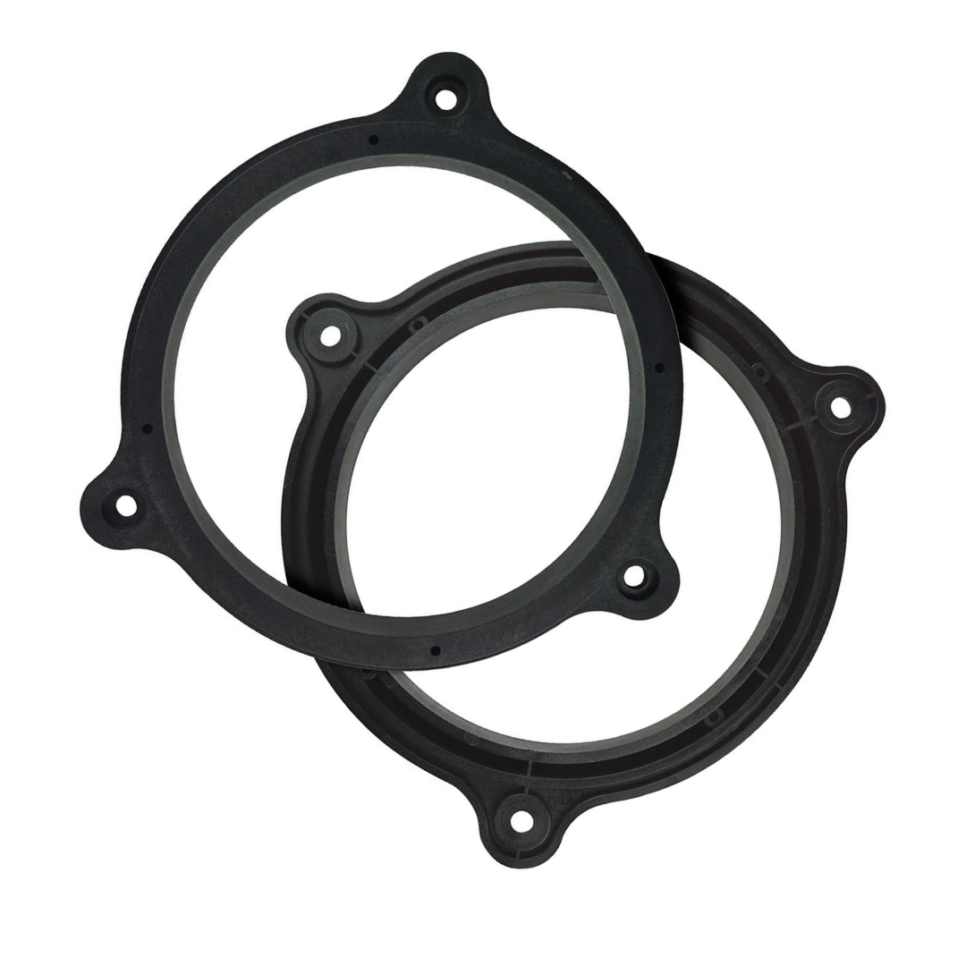 Audiopipe Installation Solution - Factory Car Speaker to Aftermarket Speaker Adapter/Spacer (Ring-PVC-NI-6)