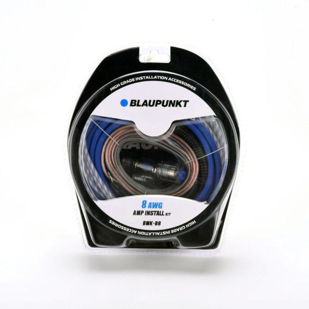 BLAUPUNKT BMK88 8 AWG Gauge Car Audio Complete Amplifier Installation Kit Elevate Your Speaker Sound System