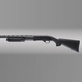 Hogue OverMolded Shotgun Stock and Forend for Winchester 1300 12 Gauge, Black - 03012