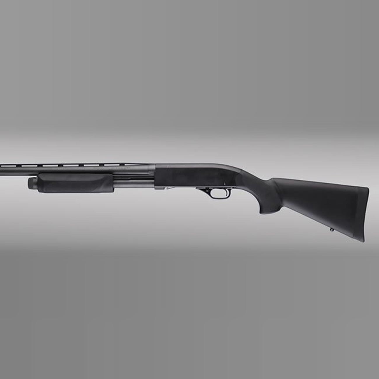 Hogue OverMolded Shotgun Stock and Forend for Winchester 1300 12 Gauge, Black - 03012