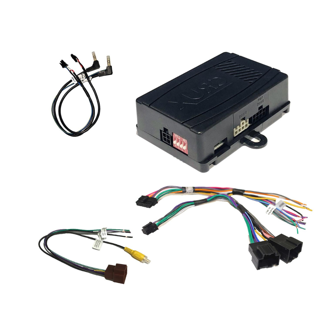 CRUX SWRGM-49 radio replacement interface retains Steering Wheel Control functionality and factory Chime feature on select GM LAN 29Bit vehicles with Bose Amplified & Non-Amplified Systems (2006-2015)