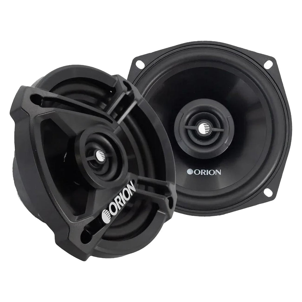 ORION Cobalt Series CB52 5.25” 2-Way Coaxial Car Speakers, 200W, 4 Ohms, Full Range, Enhanced Bass, Polypropylene Cone & Butyl Rubber Surround, Easy Install, Grills Included (Pair)