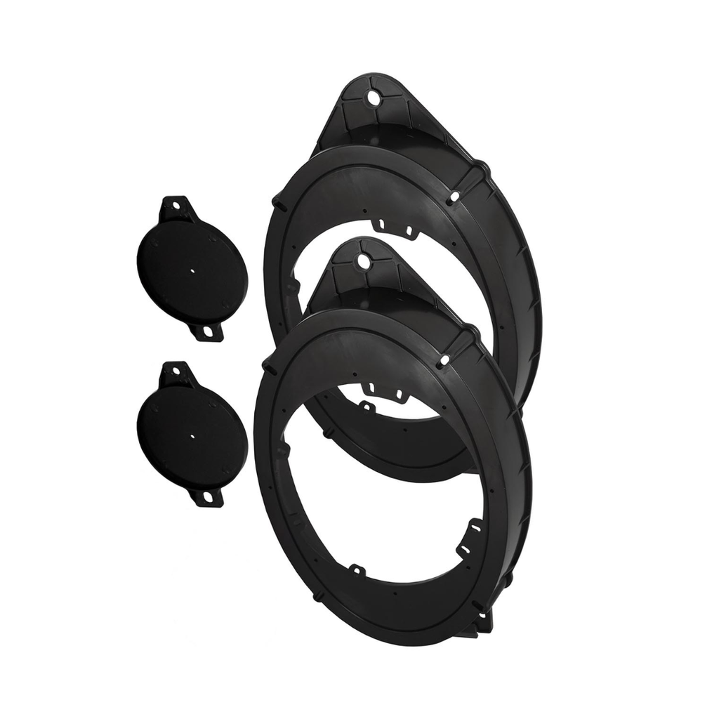 American International GMSB306 Speaker Adapter Pair for 2014–2020 GM Trucks & SUVs – 6.5" to 6.75" Car Speaker Mounting Brackets