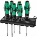 Wera Kraftform Plus Lasertip 335/350/355/6 6-Piece Professional Screwdriver Set (SL/PH/PZ)