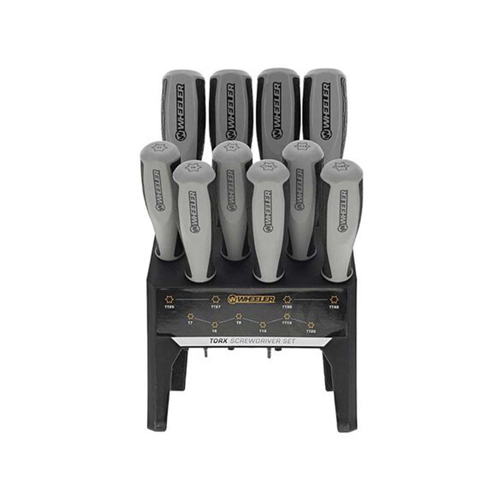Wheeler 30 Piece SAE/Metric Hex and Torx Benchtop Screwdriver Set for Pistol Rifle Handgun Gunsmithing Rebuild and Maintenance