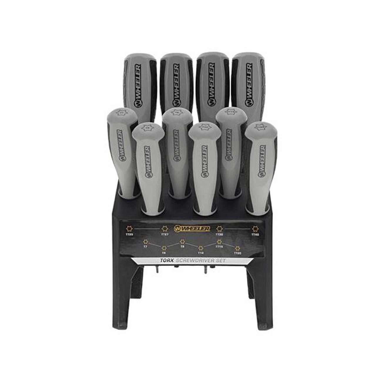 Wheeler 30 Piece SAE/Metric Hex and Torx Benchtop Screwdriver Set for Pistol Rifle Handgun Gunsmithing Rebuild and Maintenance