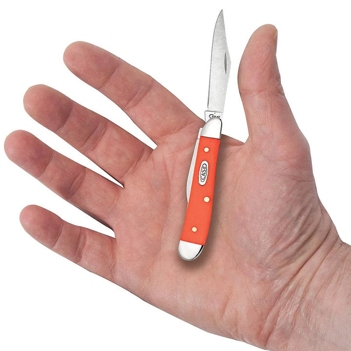 Case WR XX Pocket Knife Orange Synthetic Peanut Item #80504 - (4220 SS) - Length Closed: 2 7/8 Inches