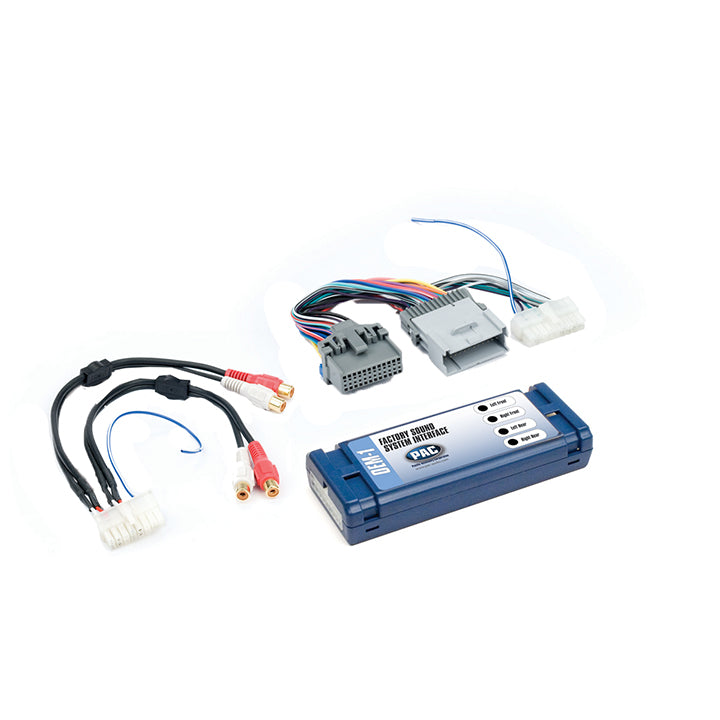 PAC AOEM-GM24 Amplifier Interface for 2000-2013 GM Vehicles with Bose – 4-Channel RCA Add-On Amp Integration