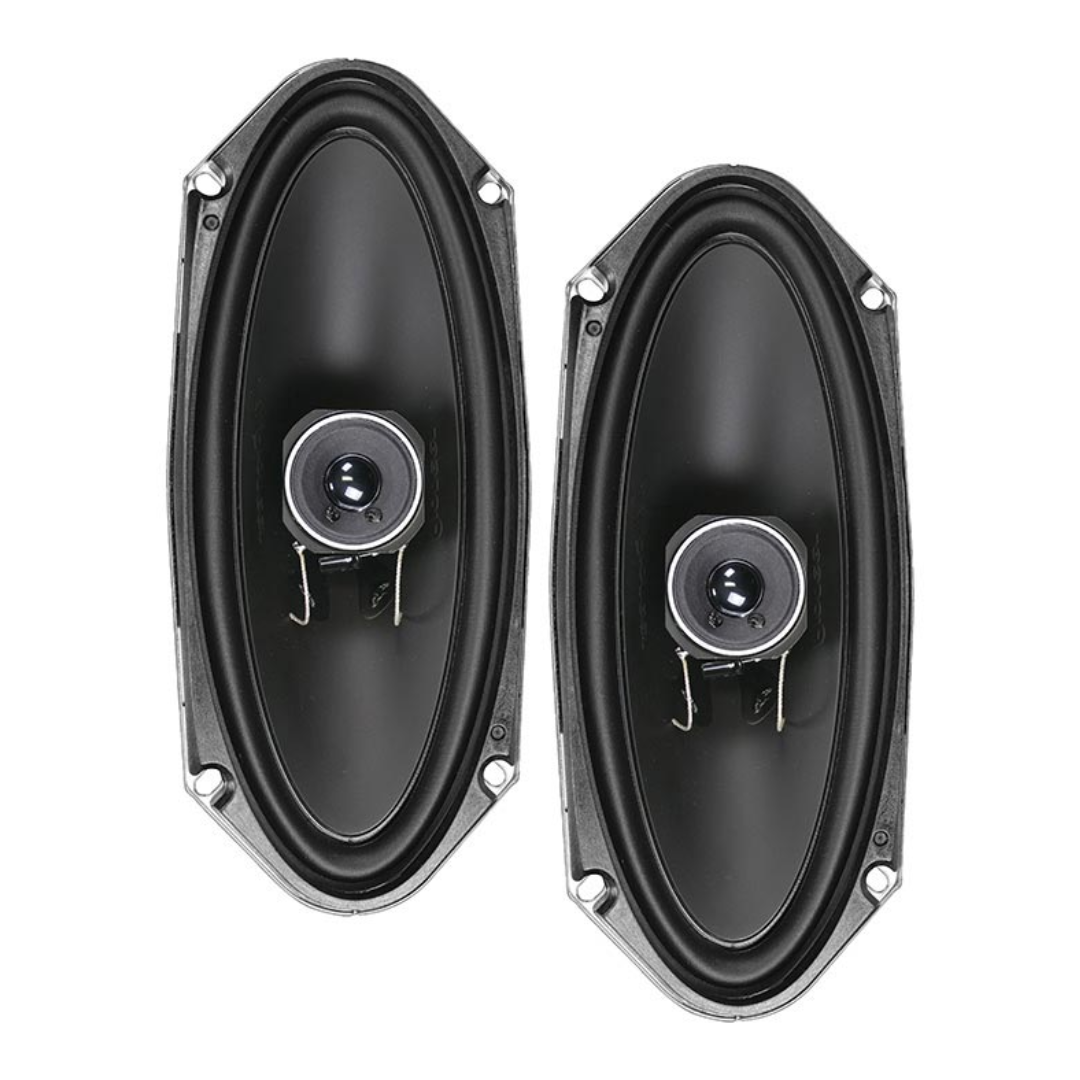 Pioneer A-Series TS-A4103 4” x 10” 2-Way Speakers (Pair) – 120W Max, Balanced Sound + Smooth Treble, Enhanced Bass, Great Stock Replacement