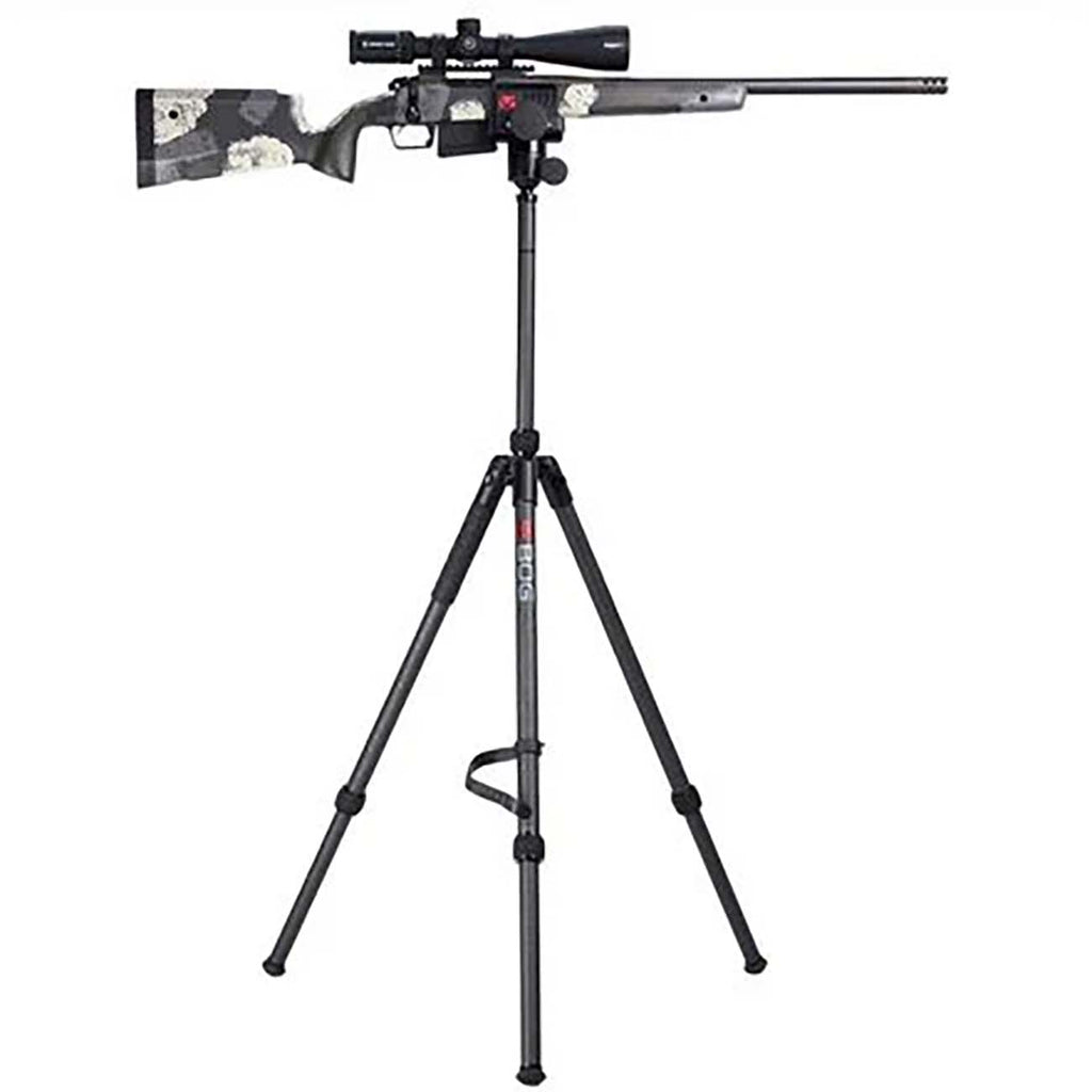 BOG DeathGrip Sherpa Carbon Fiber Tripod with Heavy Duty Construction, 360 Degree Ball Head, Quick-Release Arca-Swiss Mount System, and Optics Plate for Hunting, Shooting, Glassing, and Outdoors