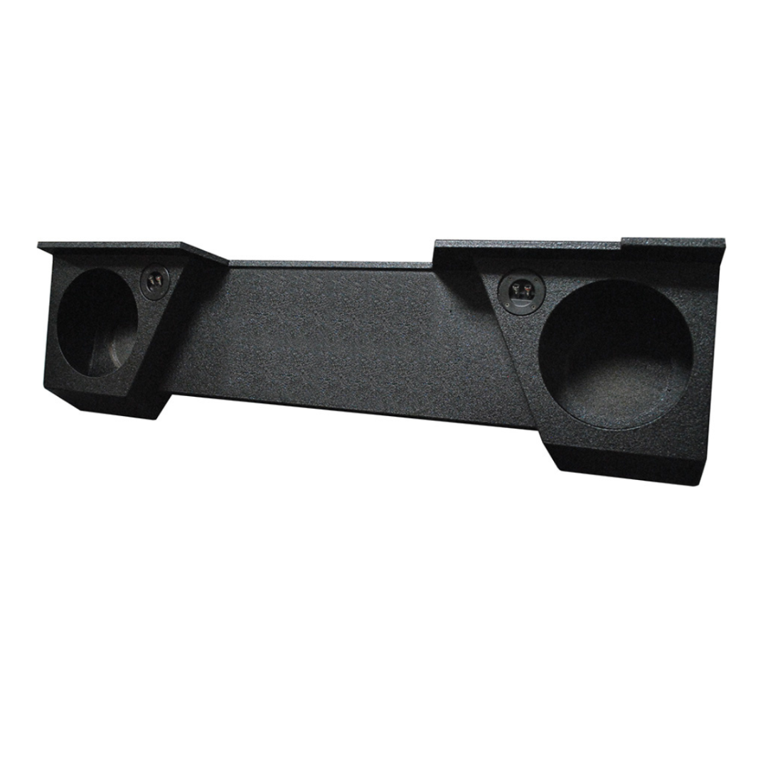 Q Power QBGMC10 2007 HT Dual 10-Inch Custom Fit Speaker Box for GM/Chevy Xcab Trucks 2007-2013