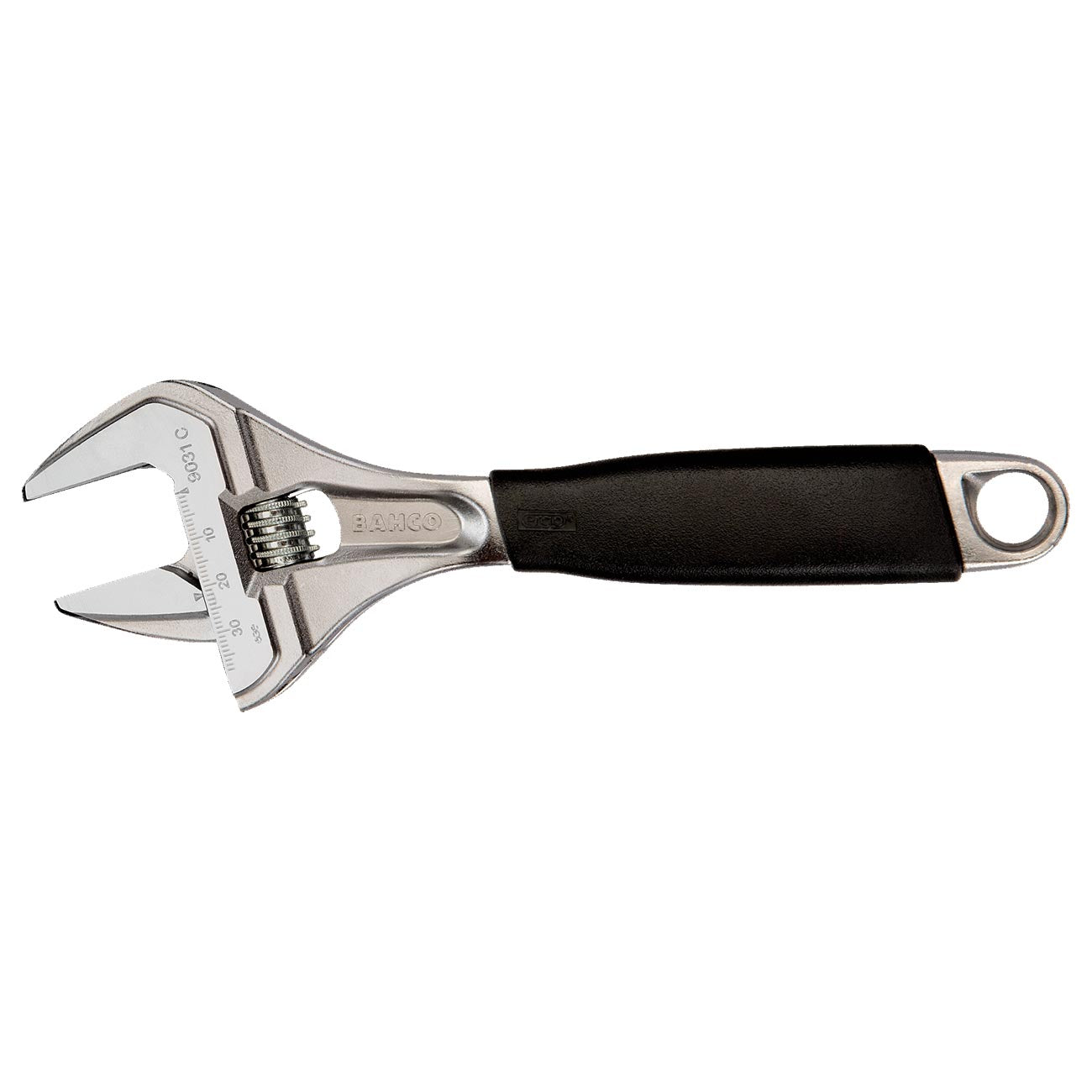 Bahco 8" ERGO‚ Central Nut Wide Opening Jaw Adjustable Wrenches with Rubber Handle