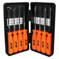 Performance Tool W941 8-Piece Specialty Pick/Driver Set, Precision Pick & Hook Set with Scraper