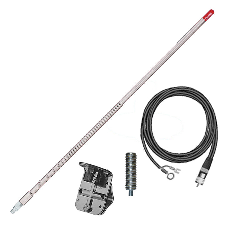 FIRESTIK 4ft Single Mirror NGP Kit Complete, White, FG4648W