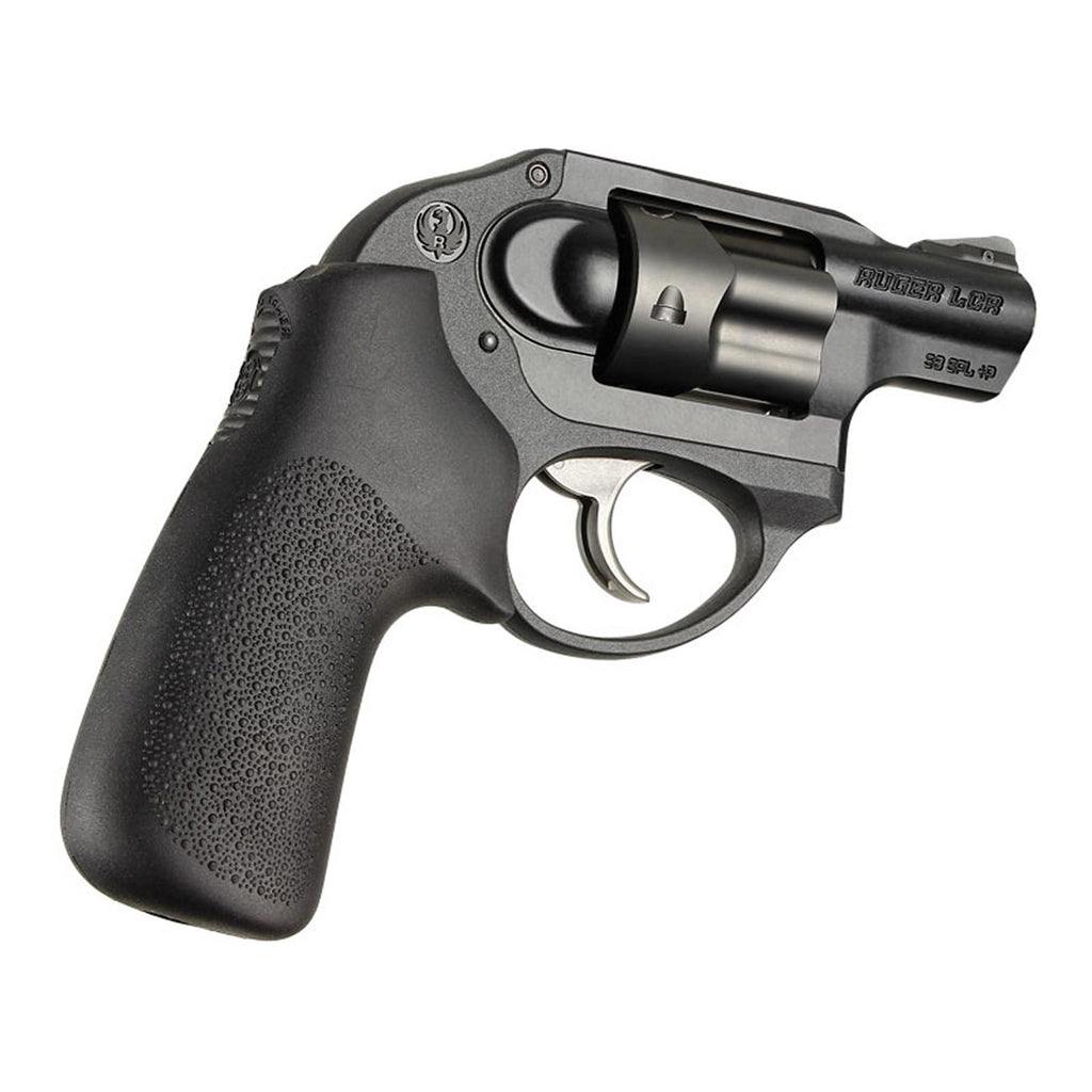 Hogue Tamer Cushion Rubber Grip Without Finger Grooves for Ruger LCR and LCRX, Black - 78030