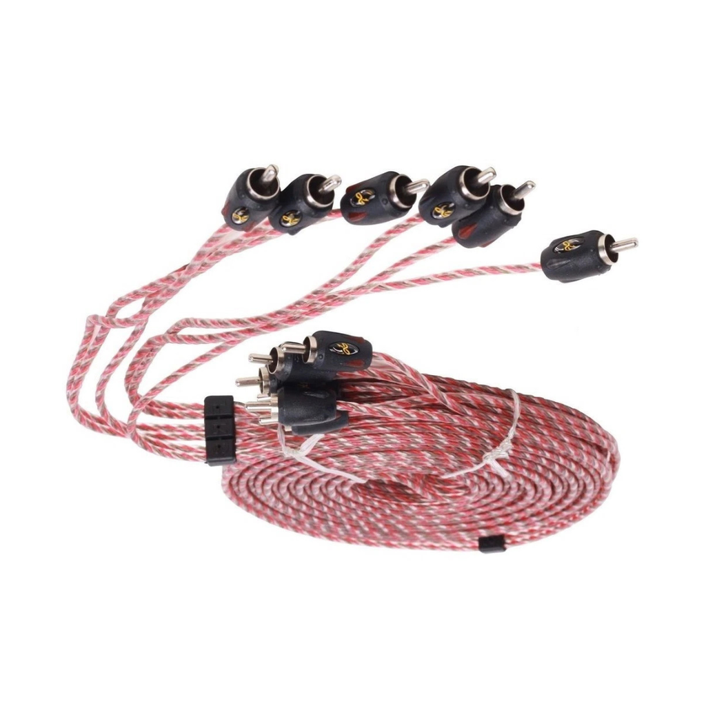 Stinger SI4617 17-Foot 4000 Series Professional 6 Channel RCA Interconnects