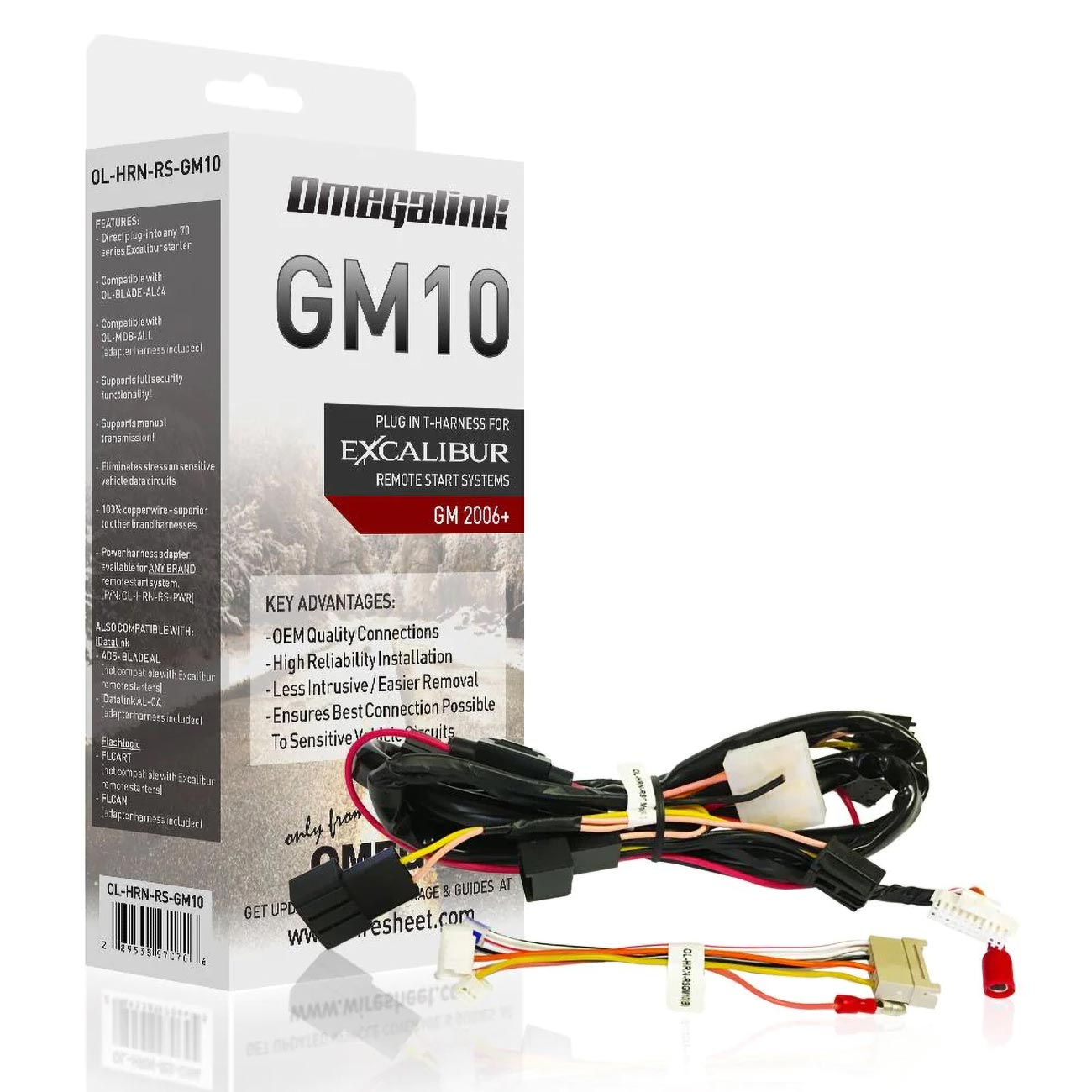 Omegalink OLHRNRSGM10 T-Harness – Plug-In Remote Start / Alarm Installation for GM, Hummer & Suzuki Vehicles (2007–2017)