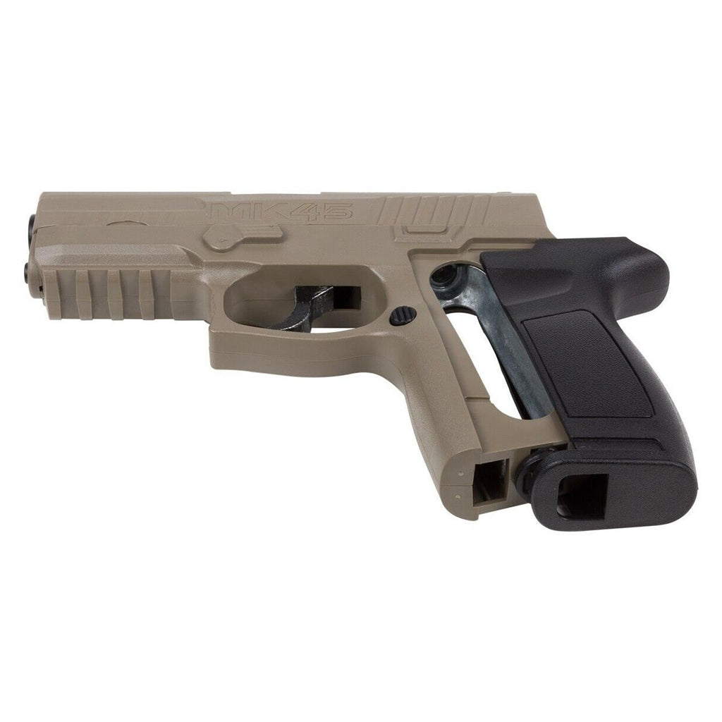 Crosman MK45 CO2-Powered Semi-Auto BB Air Pistol, Earth/Black