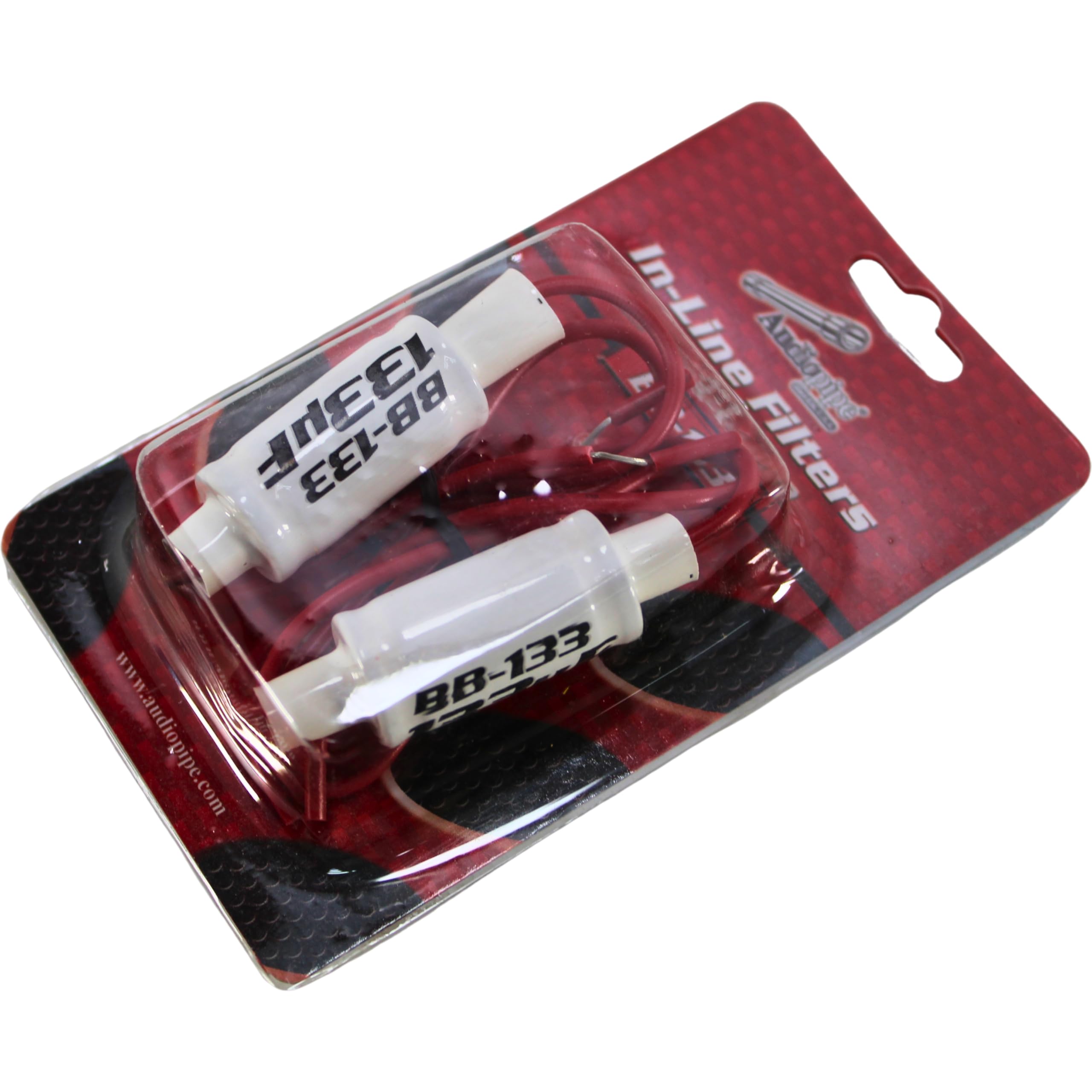 Audiopipe BB133 Bass Blockers – Pair of 300 Hz Inline High-Pass Filters for Speakers