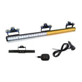 Nippon America 36” Emergency Strobe Light for Vehicles (NL-LB-EMR-36), LED Amber White Safety Lights, 14 Flash Patterns Directional Safety Warning Lights for Cars, Trucks, and Vehicles
