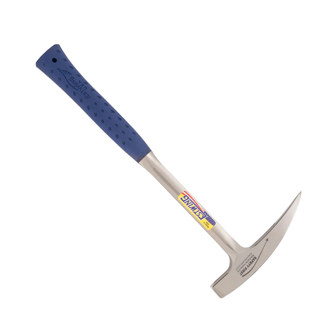 ESTWING Rock Pick - 22 oz Geology Hammer with Pointed Tip & Shock Reduction Grip - E3-23LP