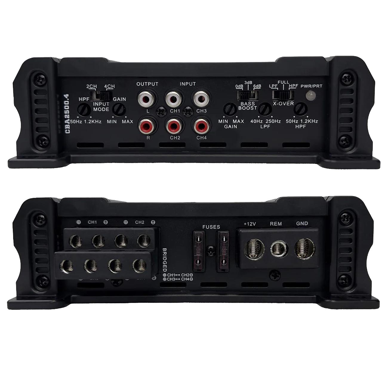 Orion Cobalt Series CBA2500.4 High Efficiency 4-Channel Class A/B Amplifier for Car Audio Stereo – 2500W High Output, 2/4 Ohm Stable, Adjustable Low/High Pass, Bass Boost, MOSFET Power Supply