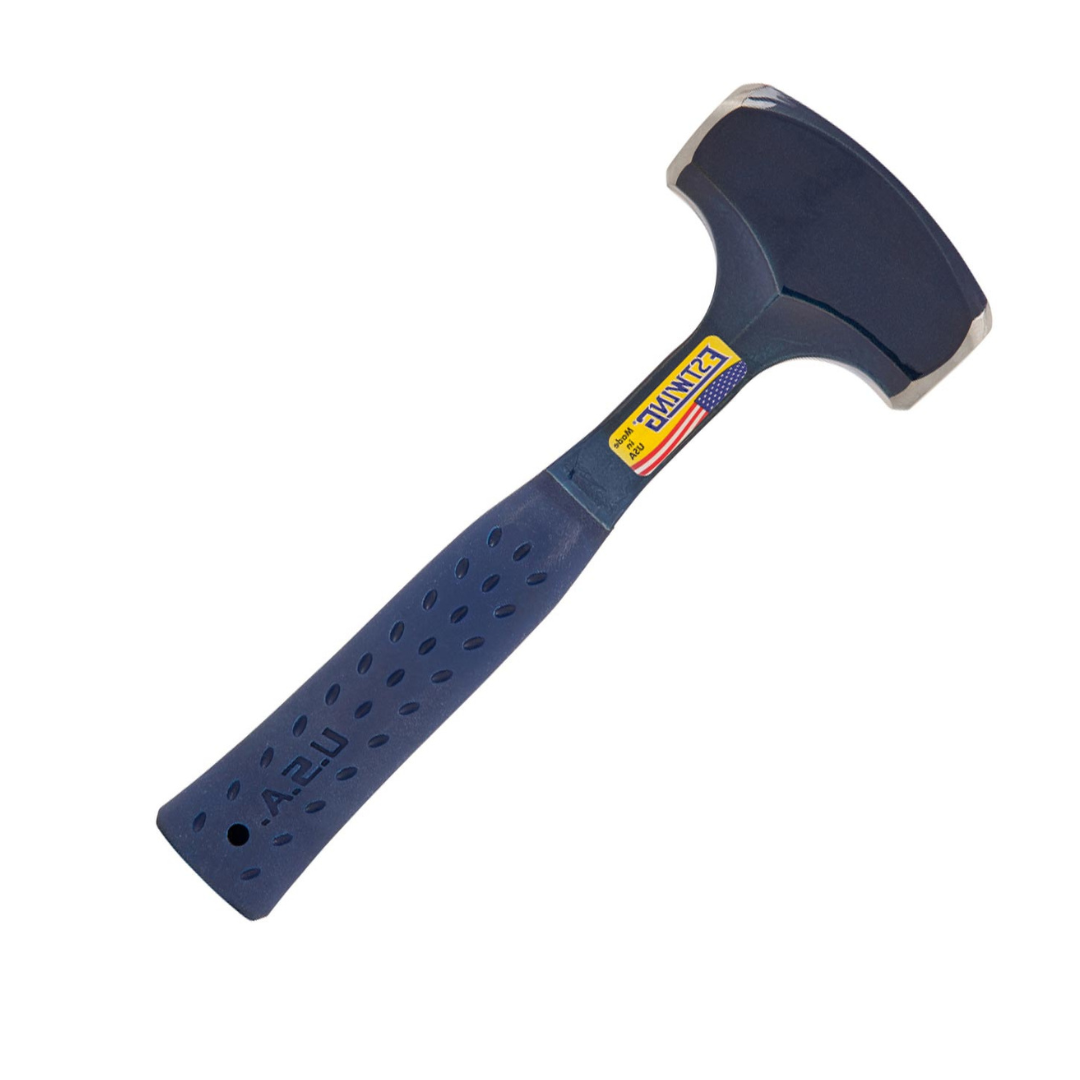 ESTWING Drilling/Crack Hammer - 2-Pound Sledge with Forged Steel Construction & Shock Reduction Grip - B3-2LB