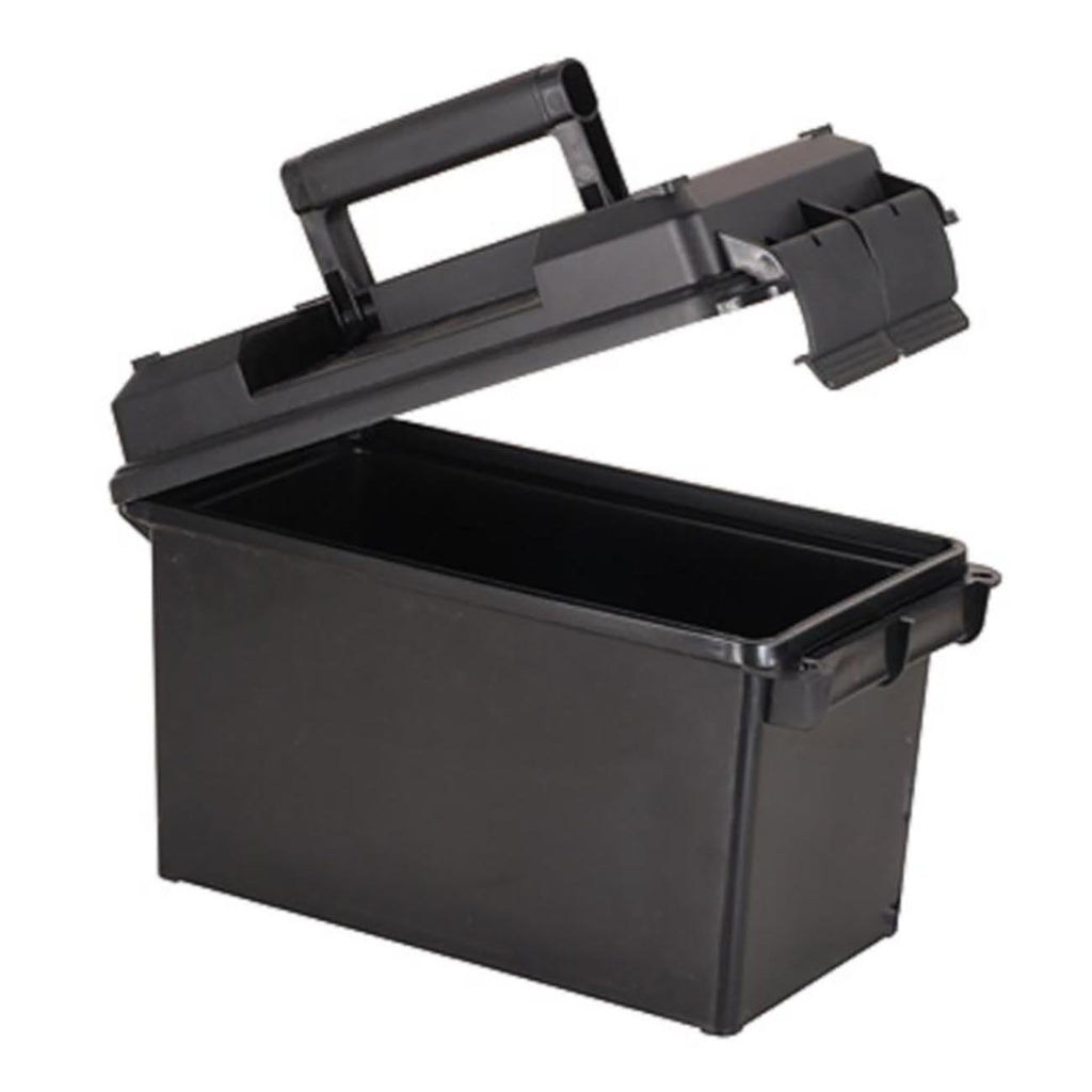 MTM AC50C-40 Ammo Can, 50-Caliber, Heavy-Duty Dual Latching System, Rugged Polypropylene Plastic, O-Ring Seal System, Water Resistant, Bulk Ammo Storage, USA Made, Black