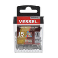 VESSEL - Imp Ball Torsion Bits Ph2X30 15Pc (Tictac) (IBPH230P15T)