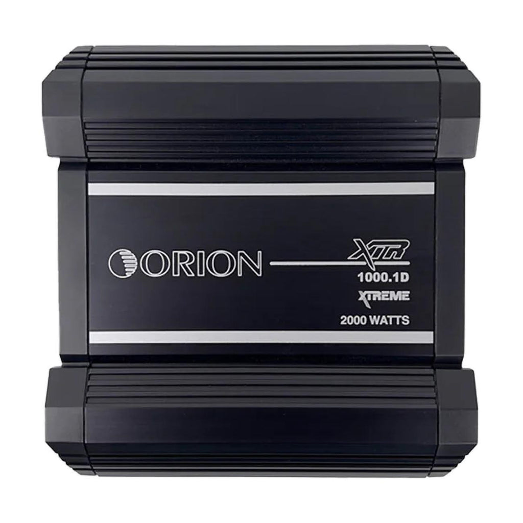 Orion XTR Series XTR1000.1D High Power Monoblock Class D Car Amplifier - 1000W RMS, 1-Ohm Stable, Low-Pass Crossover, Bass Boost Control, MOSFET Power Supply, Bass Knob Included, Made in Korea