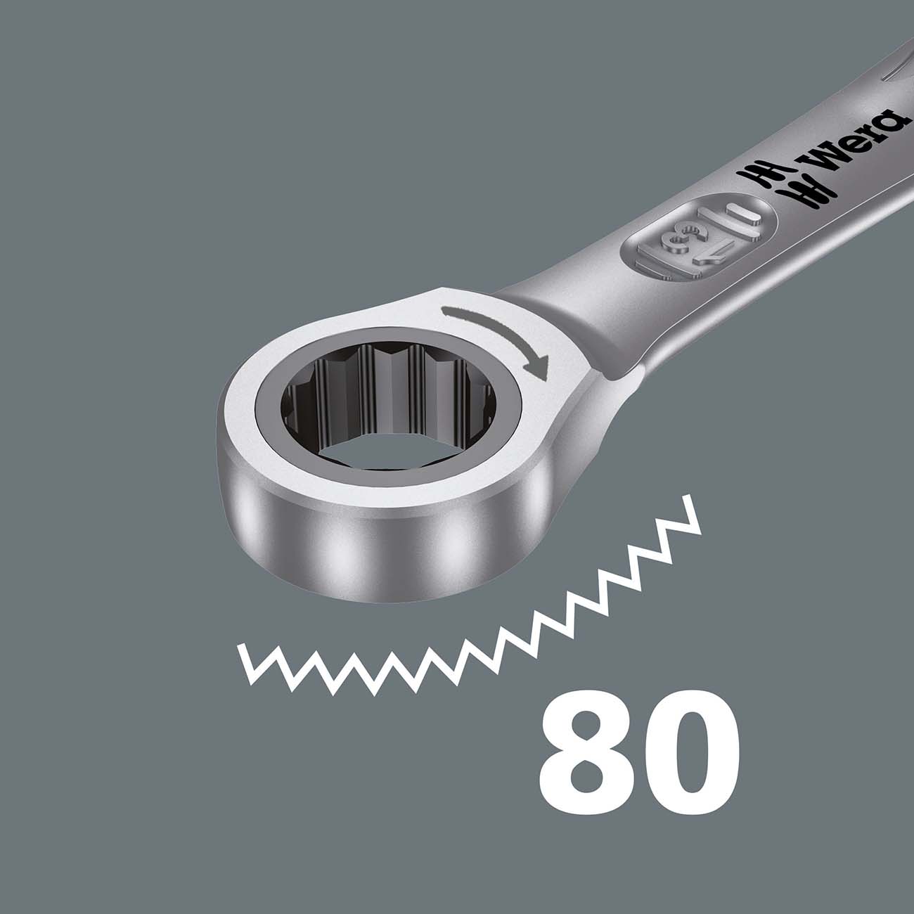 Wera Ratcheting Combination / Double Open-Ended Metric Wrenches (6 Piece)