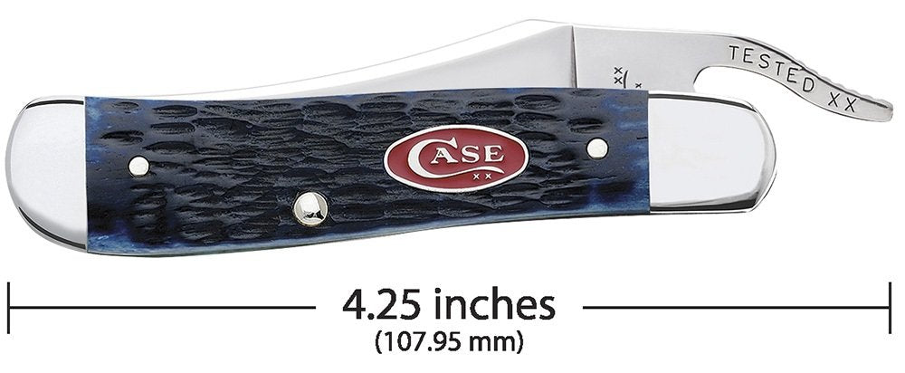 Case Knives RussLock Folding Pocket Knife Yellow Synthetic Handle Tru-Sharp Steel CASE7057