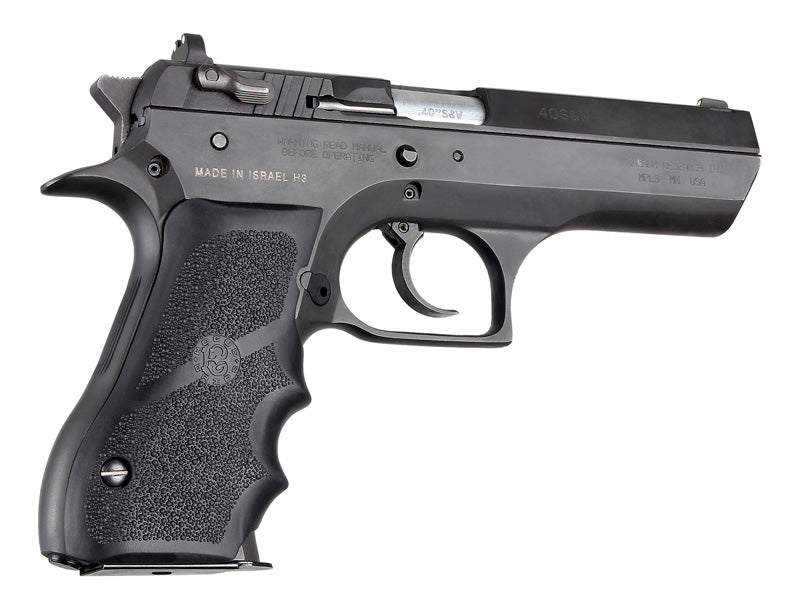 Hogue Rubber Grip for Magnum Research Baby Eagle .40/9mm, Black - 76000