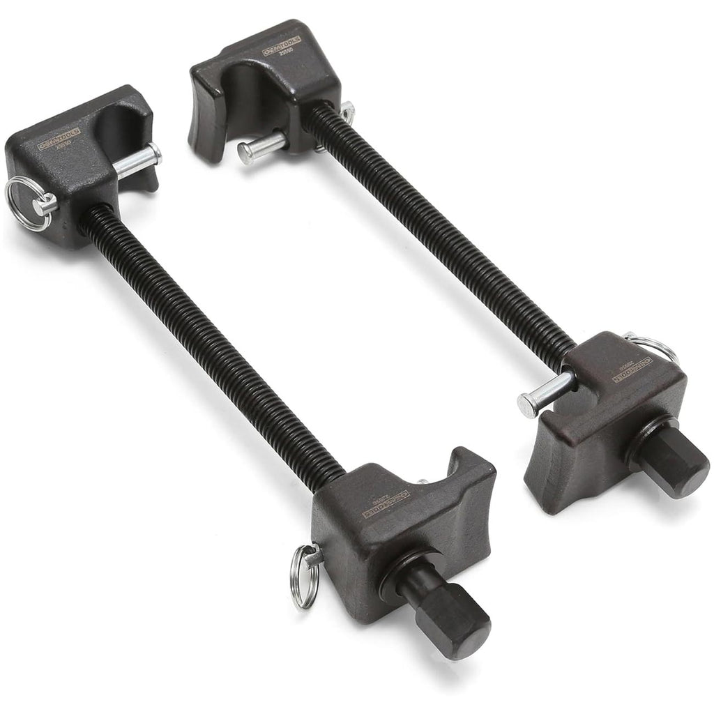OEMTOOLS 25550 MacPherson 10.75 Inch Strut Spring Compressor, Automotive Suspension System Maintenance Tool, 2-Piece Universal Spring Compressor Tools with 9.75 Inch Maximum Safe Opening, Forged Hooks