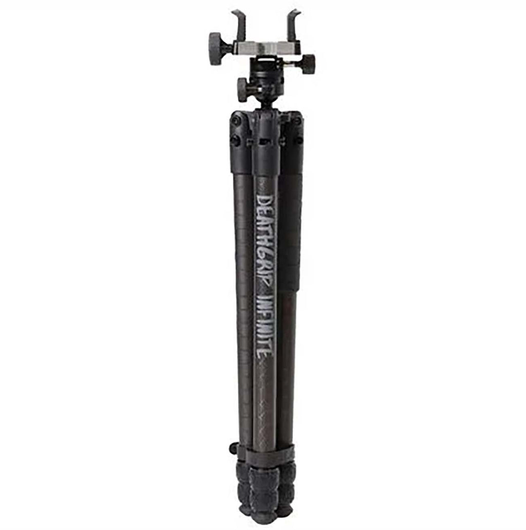 BOG DeathGrip Infinite Carbon Fiber Tripod with Heavy Duty Construction, 360 Degree Ball Head, Quick-Release Arca-Swiss Mount System, and Optics Plate for Hunting, Shooting, Glassing, and Outdoors
