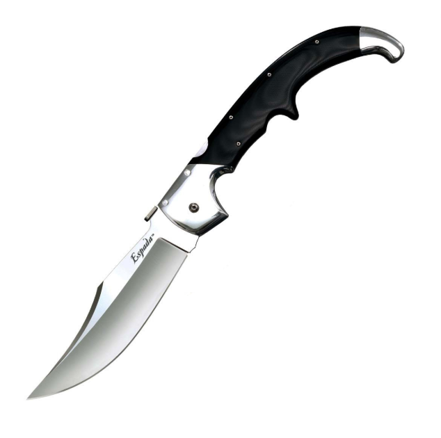 Cold Steel Espada Series Folding Knife with Tri-Ad Lock and Pocket Clip, Espada XL