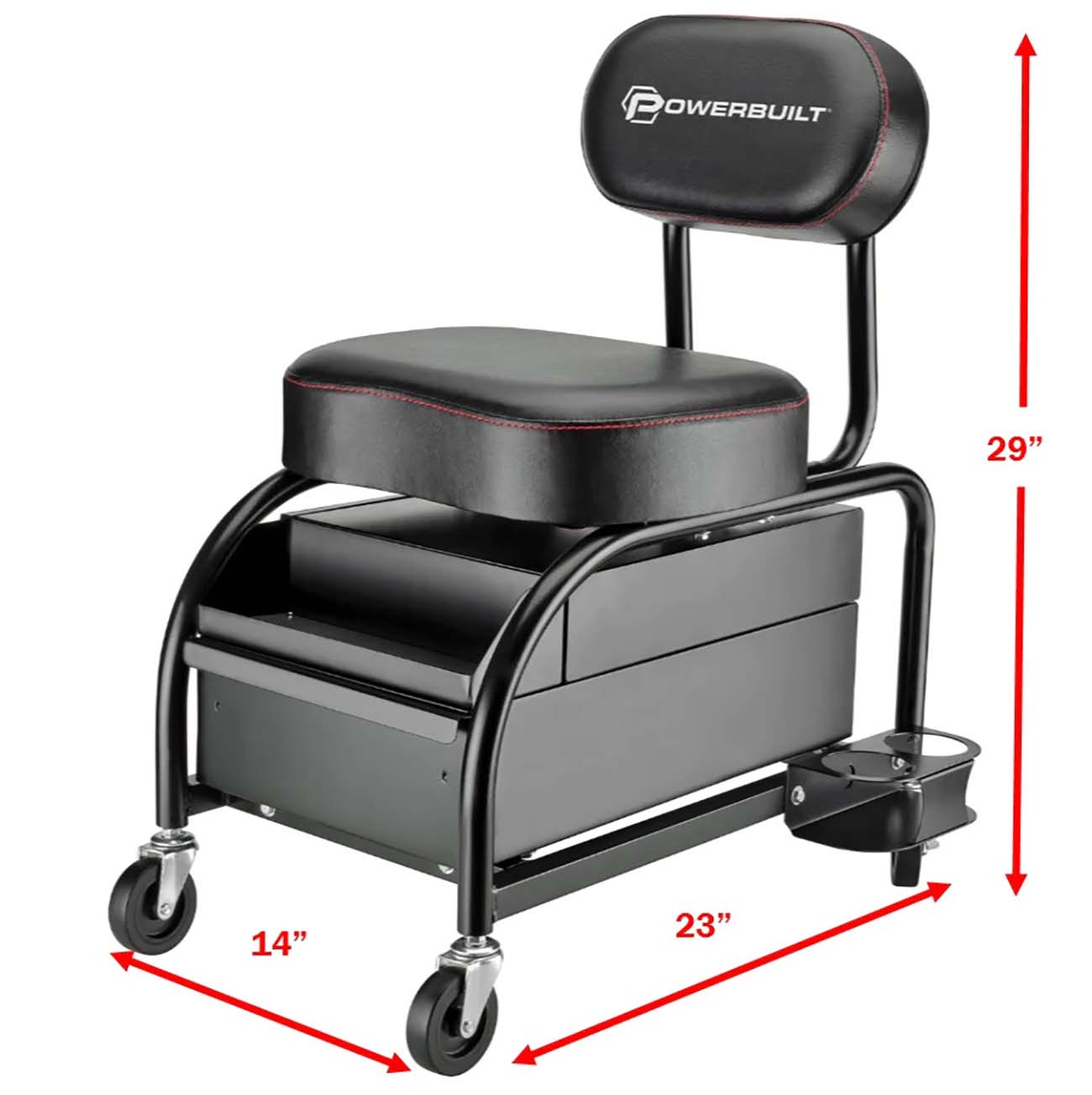 Powerbuilt Professional Detailer Roller Seat.