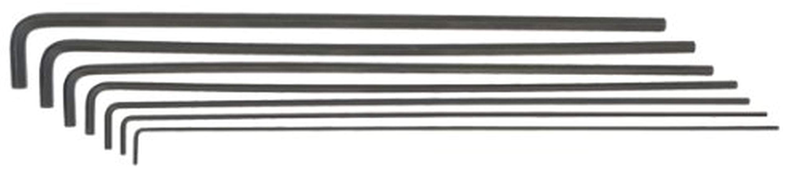 Bondhus 25445 Hex L-Wrenches w/12 Long Arm, Set of 7