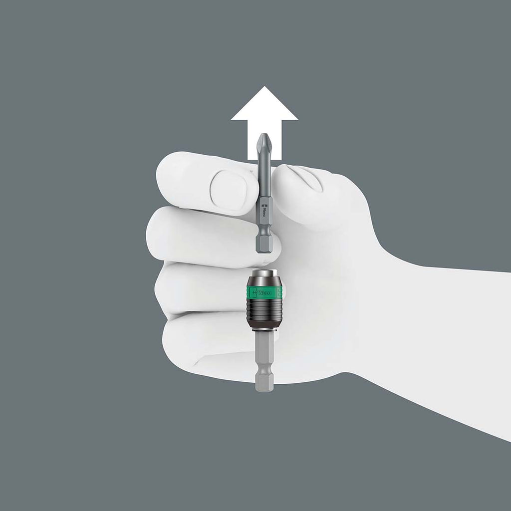 Wera Rapidaptor Universal 1/4″ Bit Holder with Rapidaptor Quick-Release