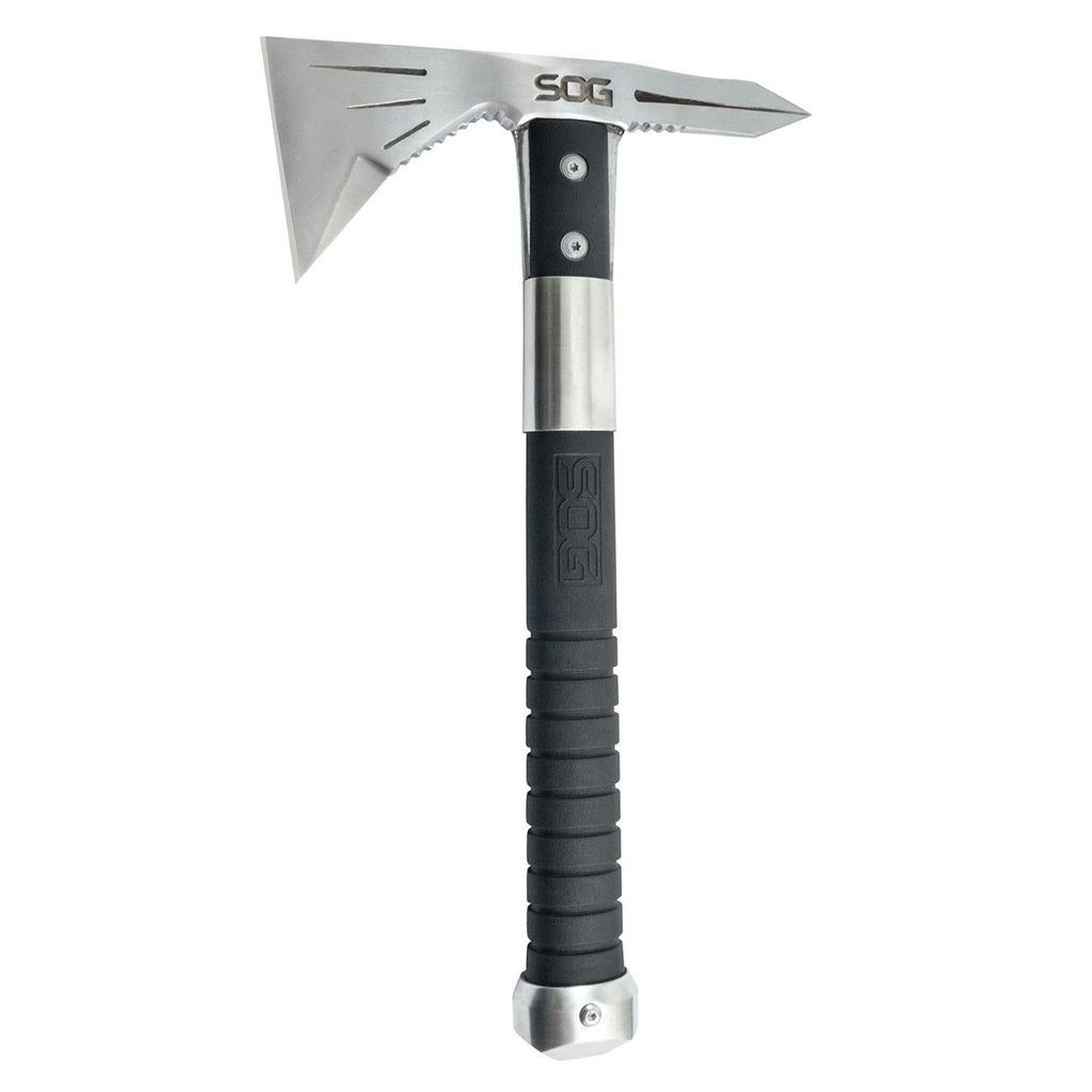 SOG Tomahawk Tactical Hatchet - Voodoo Hawk Mini Tactical Axe, Throwing Hatchet w/ 2.75 Inch Blade for Survival Sports and Camping Axes (F182N-CP)