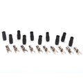 Orion Barrier Spade Fork Terminal B8B (10pcs) 8 Gauge AWG Connector Plugs - for Car Audio Terminal | Battery Cable Lug, Auto Parts, Automotive, Marine, Motorcycle, Trucks, RV - Gold Black