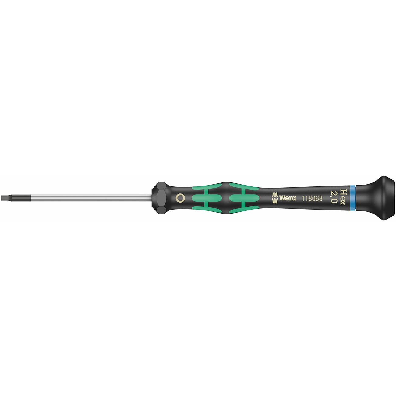 Wera 05118068001 Micro Precision METRIC HEX-Plus Screwdriver – 2.0 x 60mm